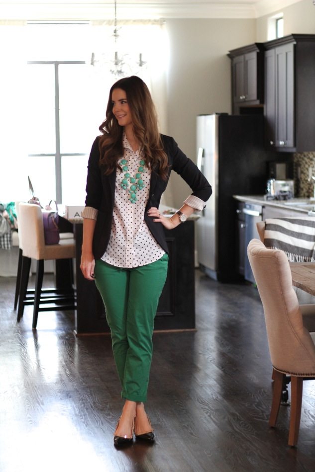Pretty Relaxed Dark Green Palazzo Pants - All Bottoms | Red Dress